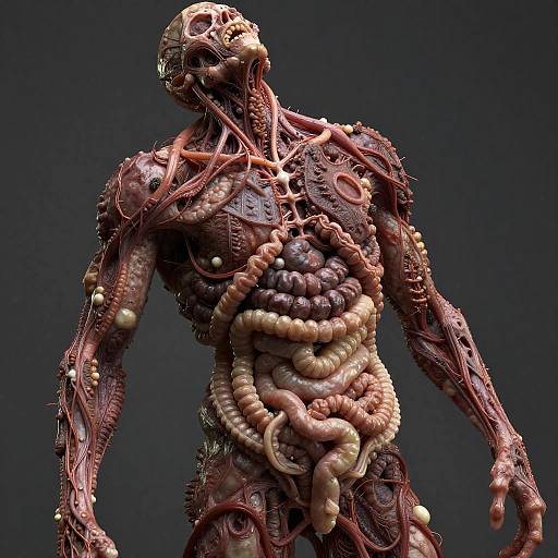 Surreal Body Horror Sculpture