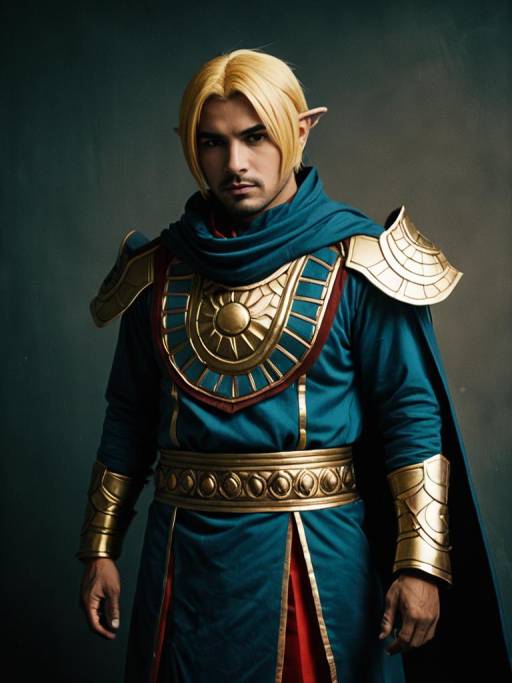Man in Darunia Cosplay Costume