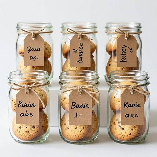 Personalized Cookie Jars with Twine Tags