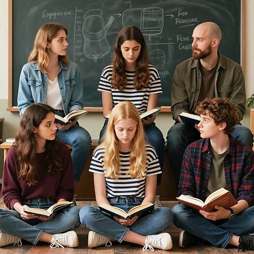 Realistic Classroom Group, Mixed Students