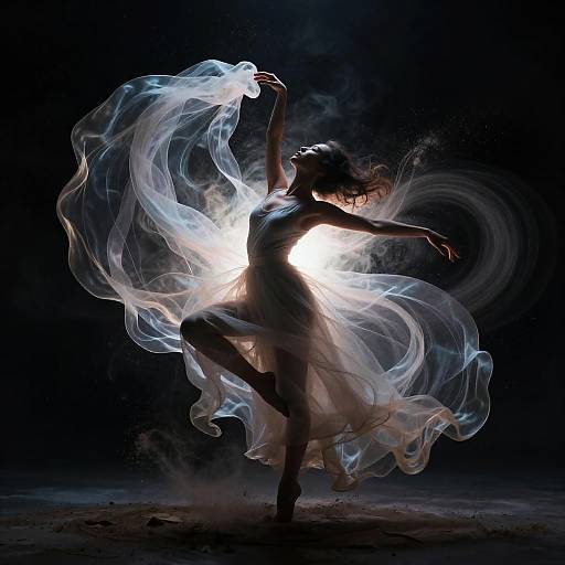 Cosmic Void Dancer Portrait