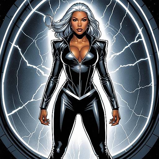 Comic Style Queen Latifah as Storm