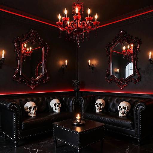 Modern Dark Fantasy Vampire Interior