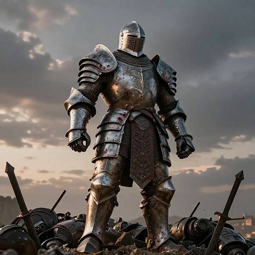 Victorious Juggernaut Knight in Heavy Armor