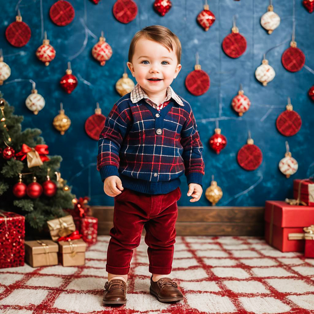 Festive Toddler Holiday Outfit Celebration