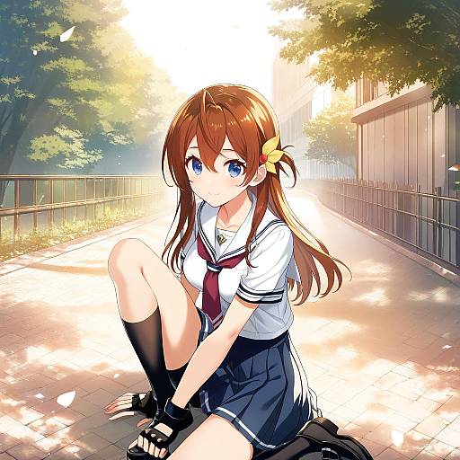 Illustration of Arihara tsubasa, cinderella series in the style of Rotte (1109)