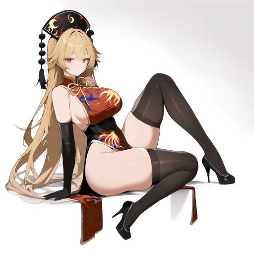 Elegant Junko in Phoenix Crown Style