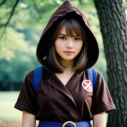 Kiki Costume in Natural Setting