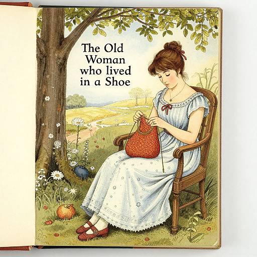 Vintage Beatrix Potter Shoe Knitting