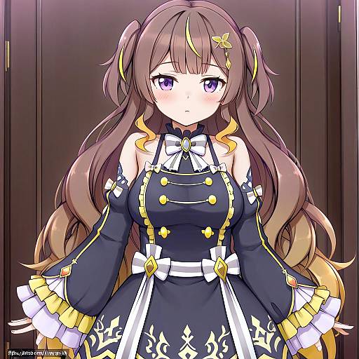 Illustration of Anya melfissa (1st costume), hololive in the style of Vahn yourdoom