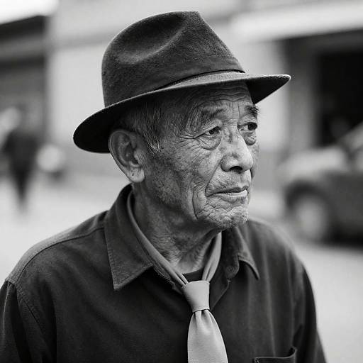 Elegant Portrait of an Older Man