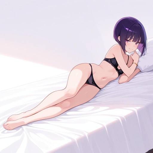 Vibrant Portrait of a Relaxed Girl Vibrant Portrait of a Relaxed Girl