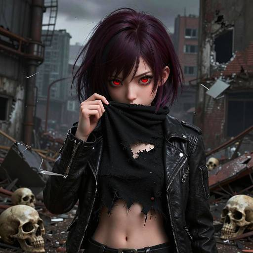 Post-Apocalyptic Beauty in a Ruined City