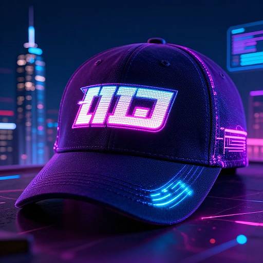 Cyberpunk Neon LED Baseball Cap