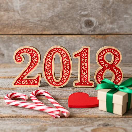 Festive 2018 Wooden Figures Display