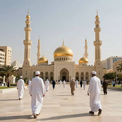 Modern Islamic Urban Scene