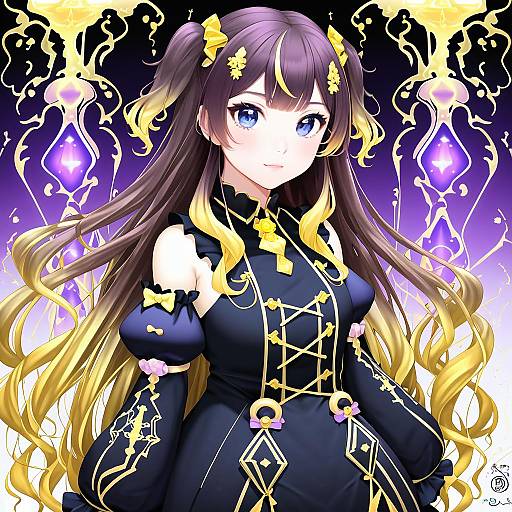 Illustration of Anya melfissa (1st costume), hololive in the style of Jp06