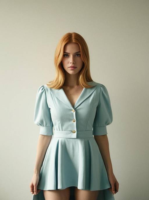 Woman in Light Blue Sophie Pulone Costume