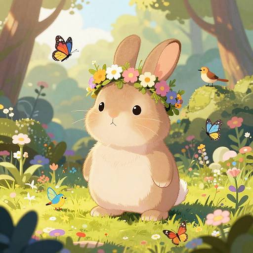 Disney Pixar Bunny in Enchanted Glade