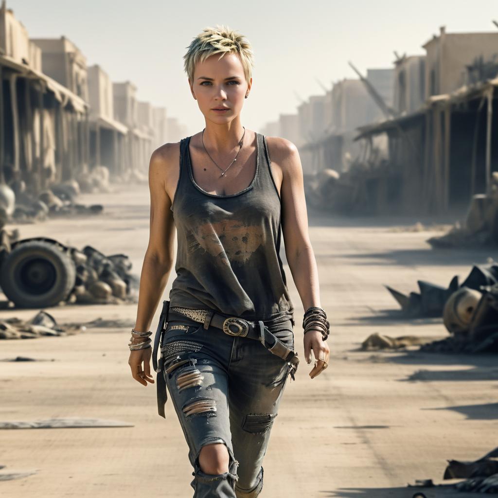 Charlize Theron in Mad Max Style