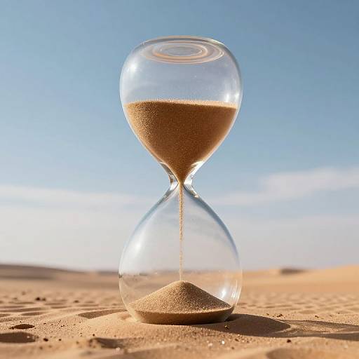 Gravity-Defying Colossal Hourglass