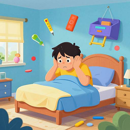 Surreal Waking Up Confusion Scene