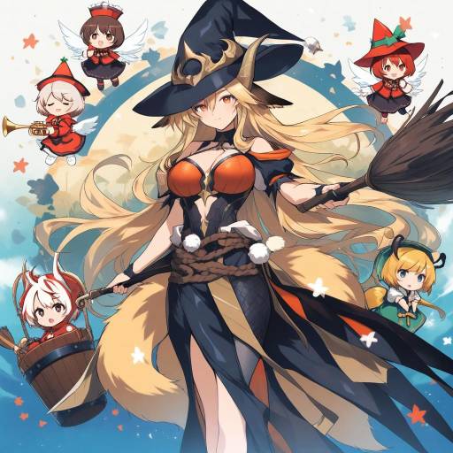 Whimsical Girls with Magical Accessories