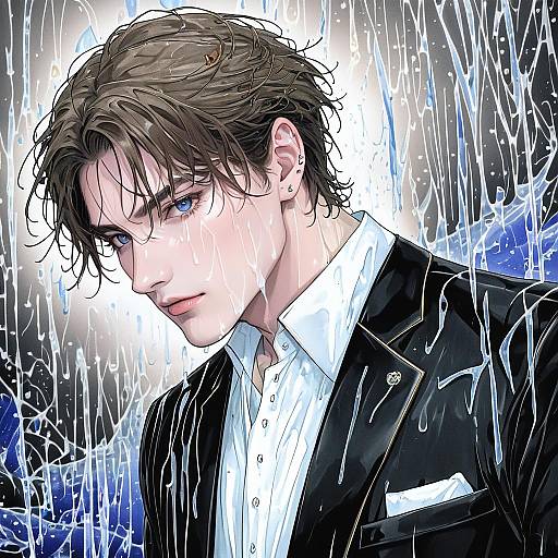 Illustration of Artem wing (tears of themis), tears of themis in the style of Dakemakura-koubou