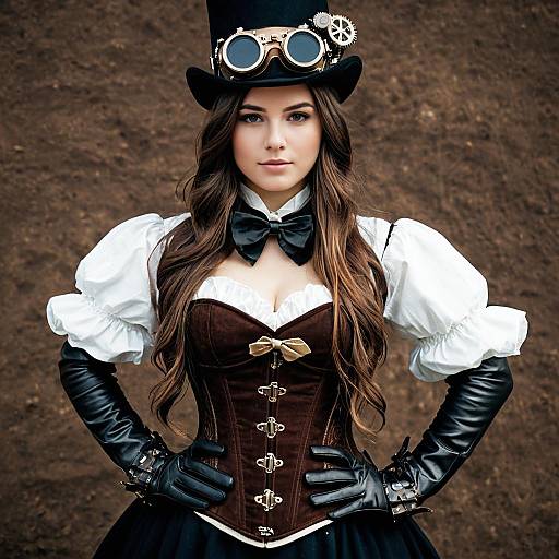 Steampunk Festival Outfit for a Girl