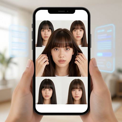 Virtual Bangs Try-On AR Fashion