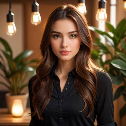 Realistic Portrait of a Young Woman