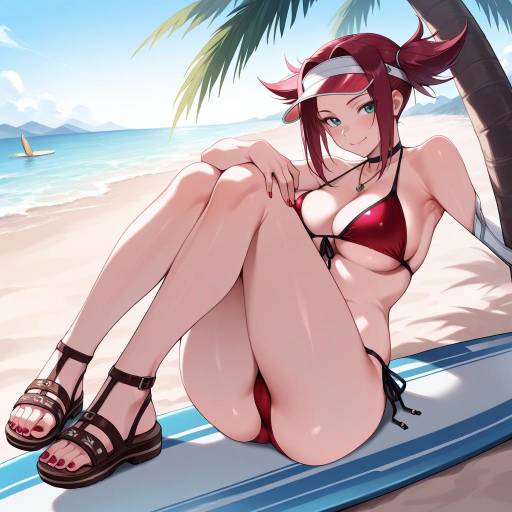 Kouzuki Kallen at the Beach