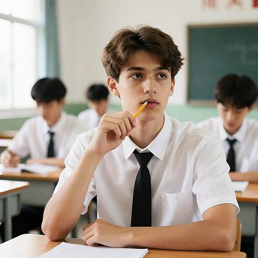 Young Teacher in a Classroom Setting