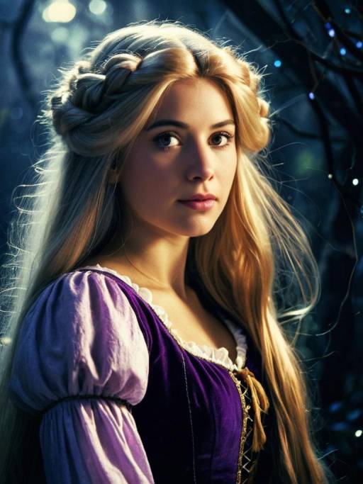 Enchanting Rapunzel Costume Portrait
