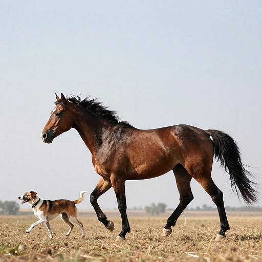 Realistic Running Animals Outdoors