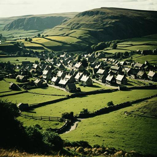 Idyllic Village in Rolling Hills