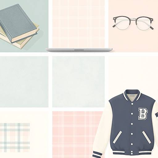 Preppy Pastel Chromebook Wallpaper
