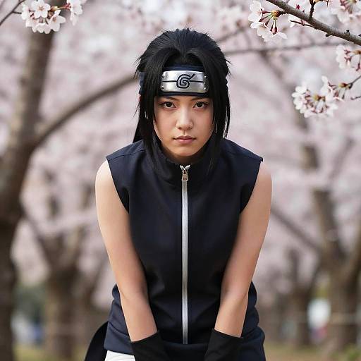 Photorealistic Sakura Konohagakure Solo Portrait
