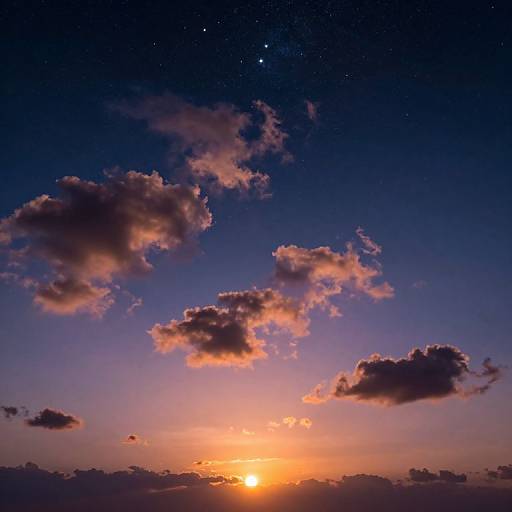 Celestial Twilight Clouds Harmony