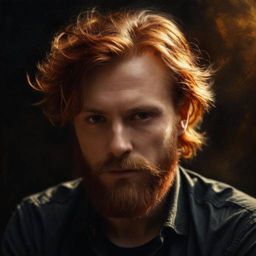 Portrait of Red-Haired Man with Beard