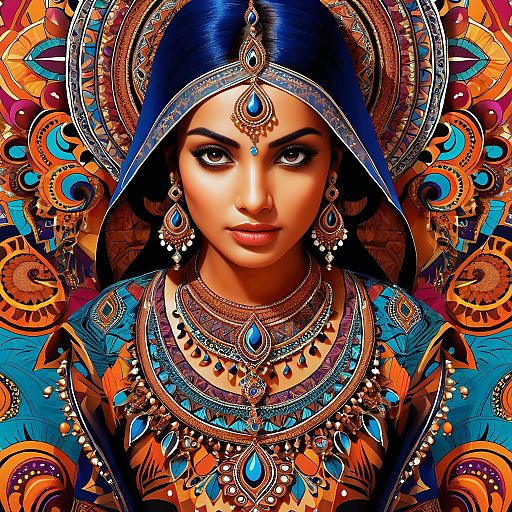 Vivid Surrealism: Indian Artisan and Henna Vivid Surrealism: Indian Artisan and Henna