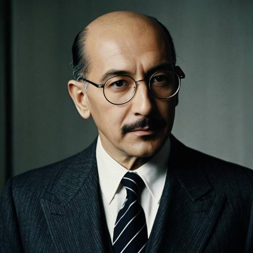 Itzhak Stern Inspired 1940s Businessman Portrait