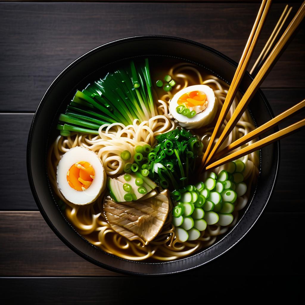 Steam Rising from a Bowl of Ramen