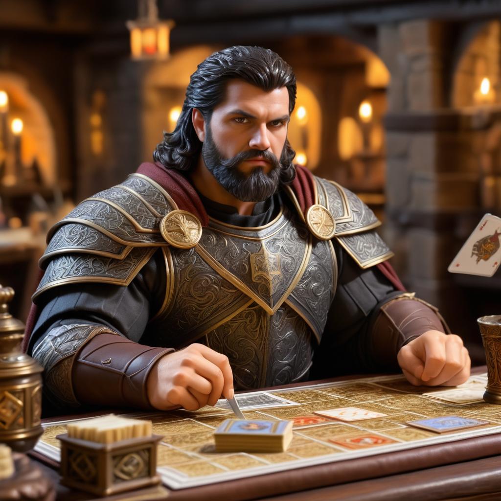 Paladin Oath in Cozy Tavern Setting