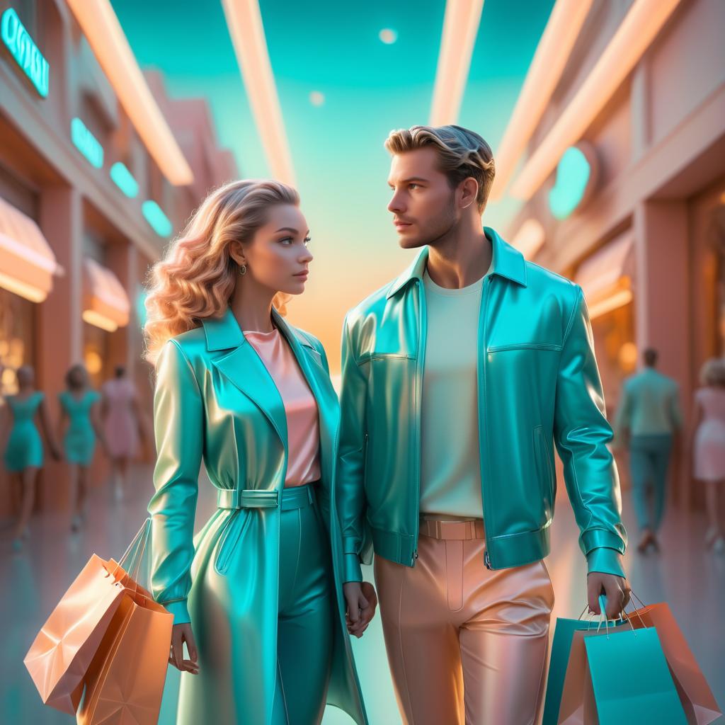 Futuristic Couples on a Dreamy Date