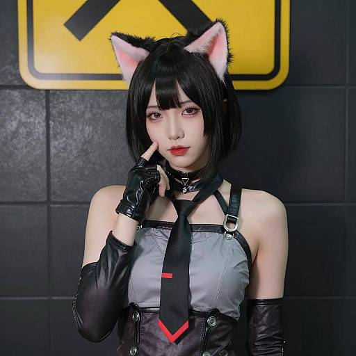 Futuristic Asian Cosplay Portrait