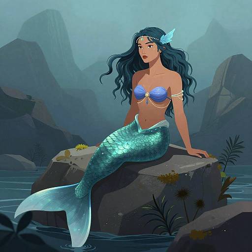 Enchanted Sea Siren in Mountains