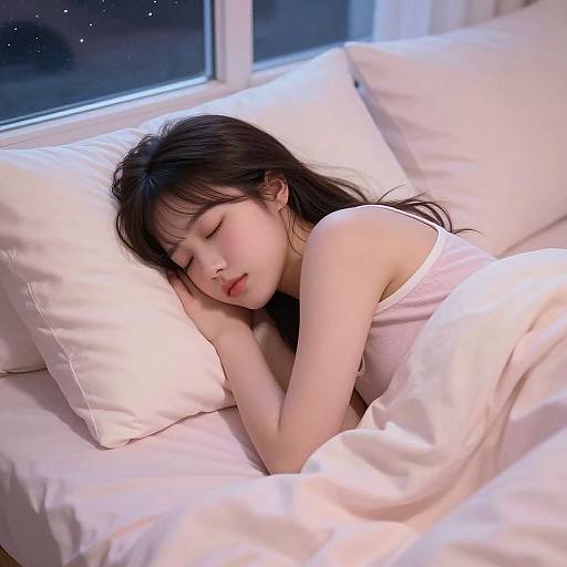 Cozy Night in Soft Pastels