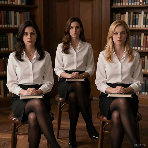 Intense Moments in a Dim Library