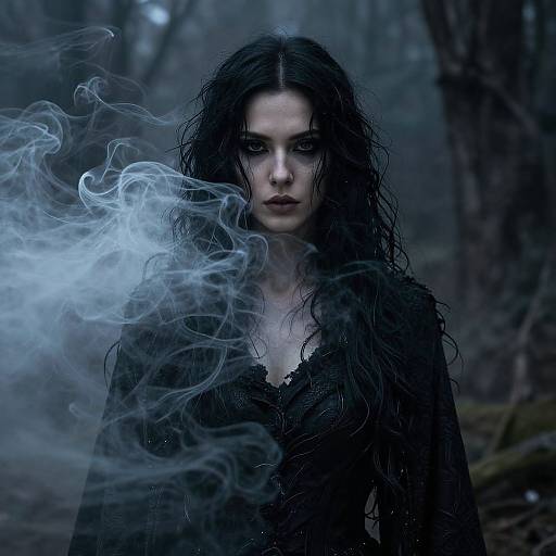 Ethereal Dark Fantasy Woman